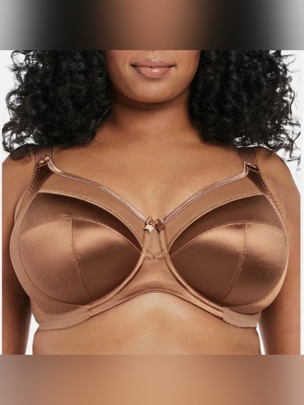 GODDESS Keira Full-Coverage Bra 46H Cinnamon Brown